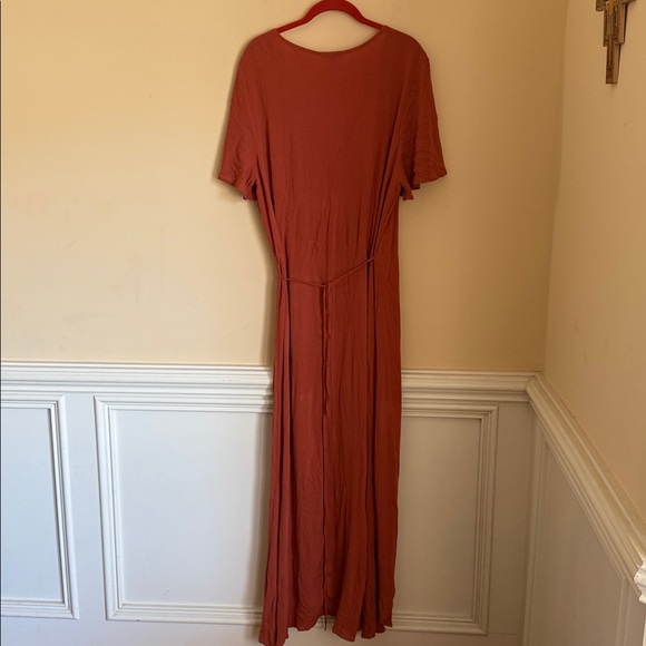 American Eagle Outfitters Rust Maxi Dress Sz XXL - Picture 8 of 11